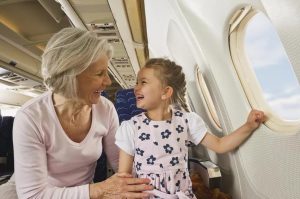 Путешествие несовершеннолетнего с бабушкой, дедушкой или тетей